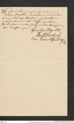 Nachlass Franz Steindachner, Brief von Gustav Hopke an Franz Steindachner (31.07.1896), Inv.Nr. 238.02, Seite 3